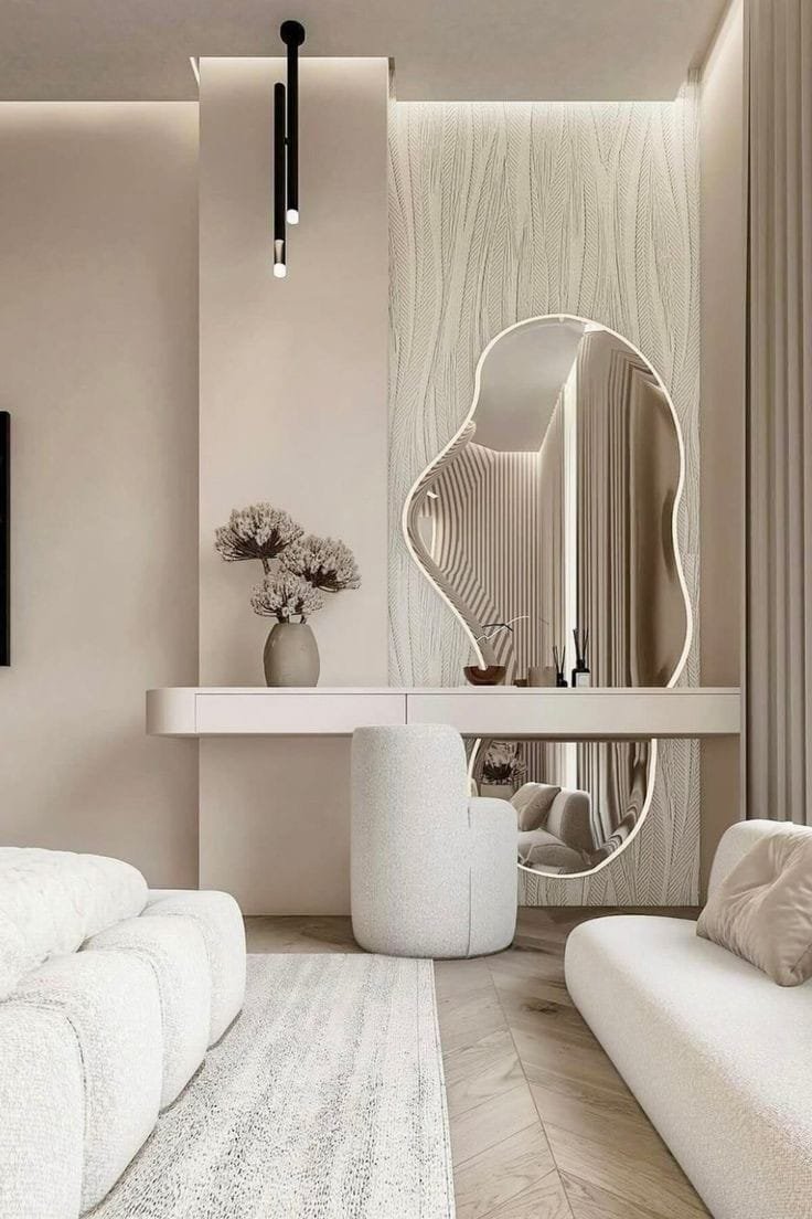 تصميم جدار خشبي مودرن